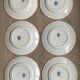 6 flat antique plates in Saint Amand earthenware – model MOROCCO