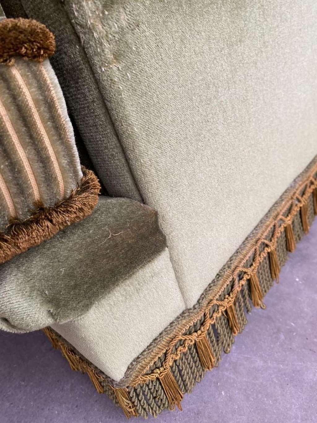 Vintage green single-seater / armchair / club chair