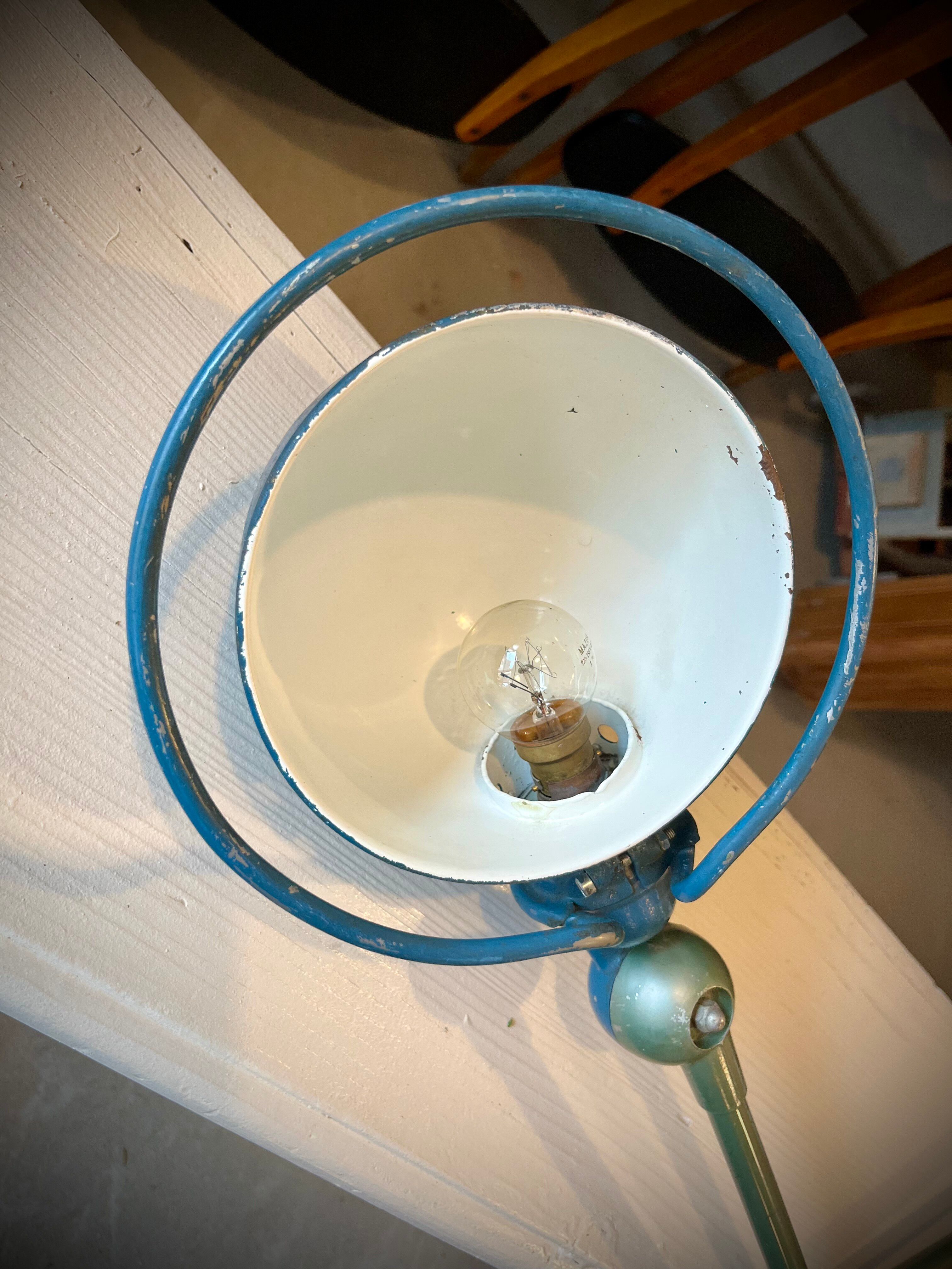 Old Jielde lamp with 2 arms
