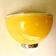Pair of Murano glass wall lights by Vistosi for Artemide, Italy 1980.