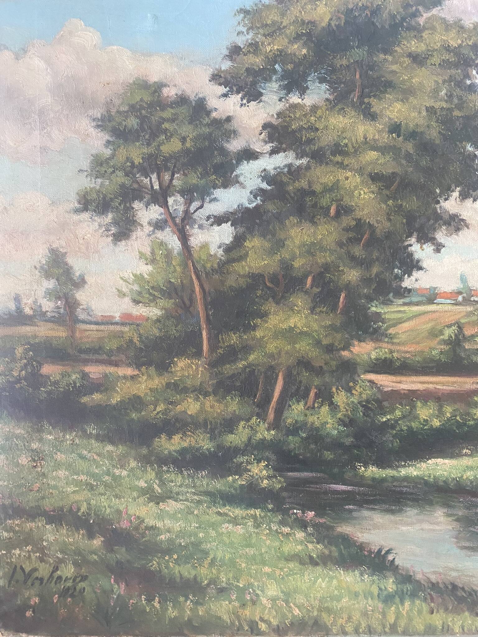 Paysage Hollandais de 1920