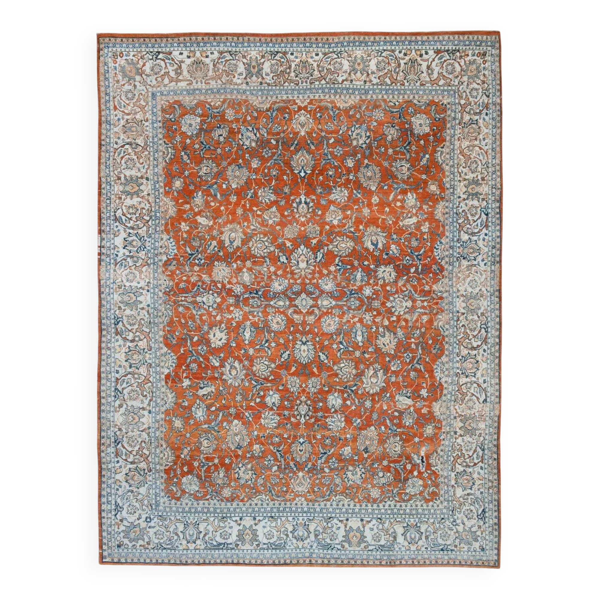 Vintage handmade Turkish rug 265x360 cm