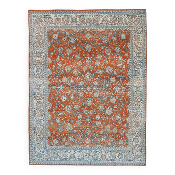 Vintage handmade Turkish rug 265x360 cm