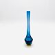 Soliflore Sommerso Flavio Poli Murano 26cm Blue Amber Gallery Condition