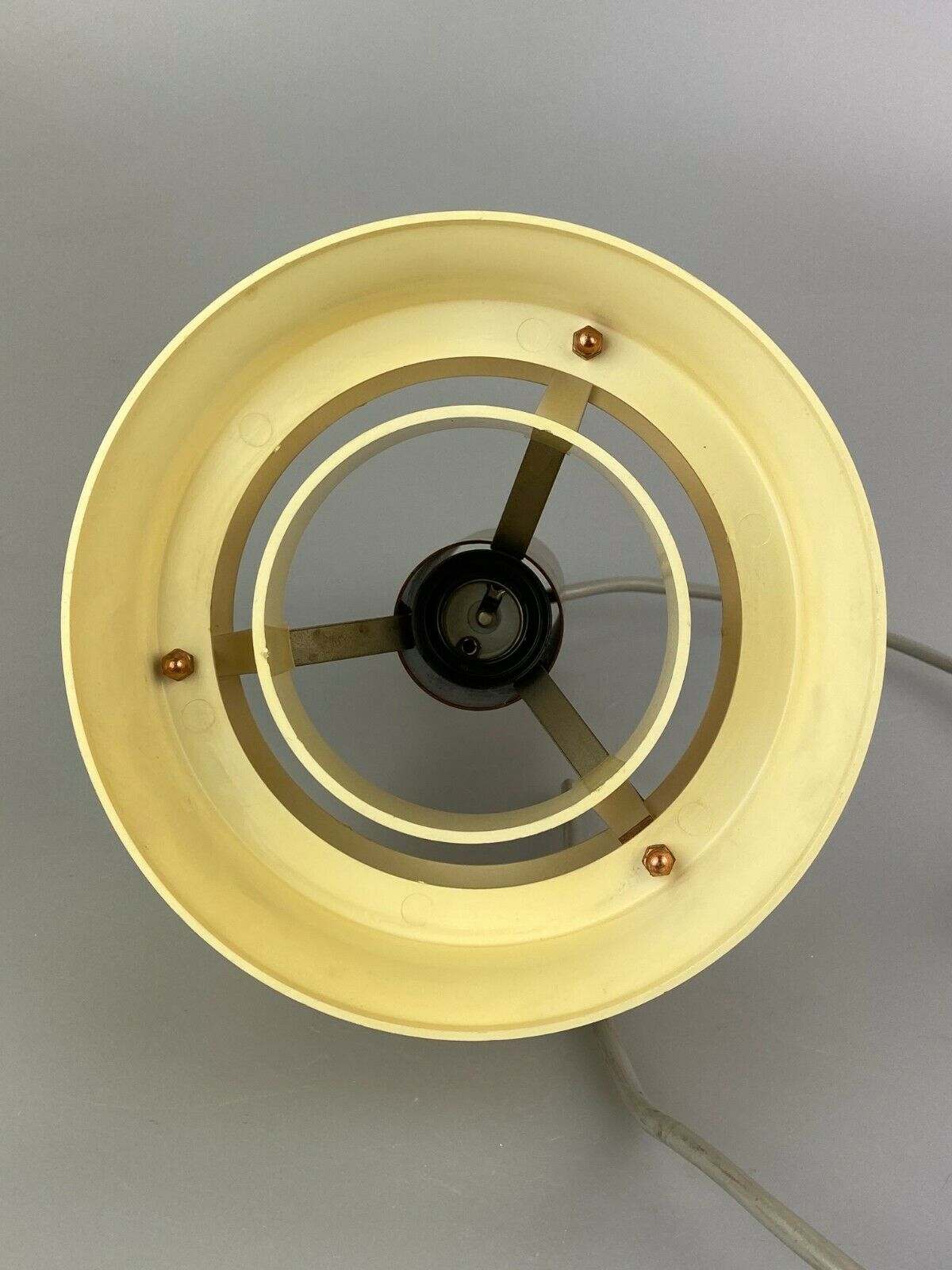 70s lamp light hanging lamp ceiling lamp metal Space Age Design VEB 60s