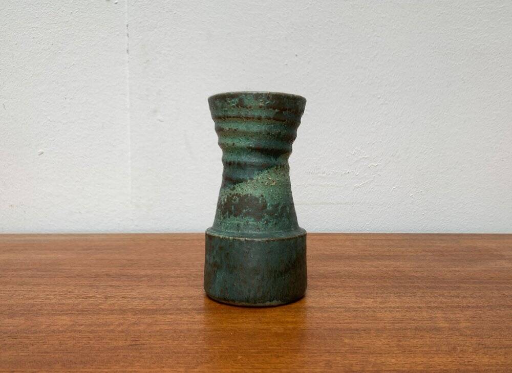 Brutalist pottery vase by Mobach, mid-century, 1960s.