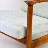 Light Blue GFM-142 Armchair by Edmund Homa, 1970s