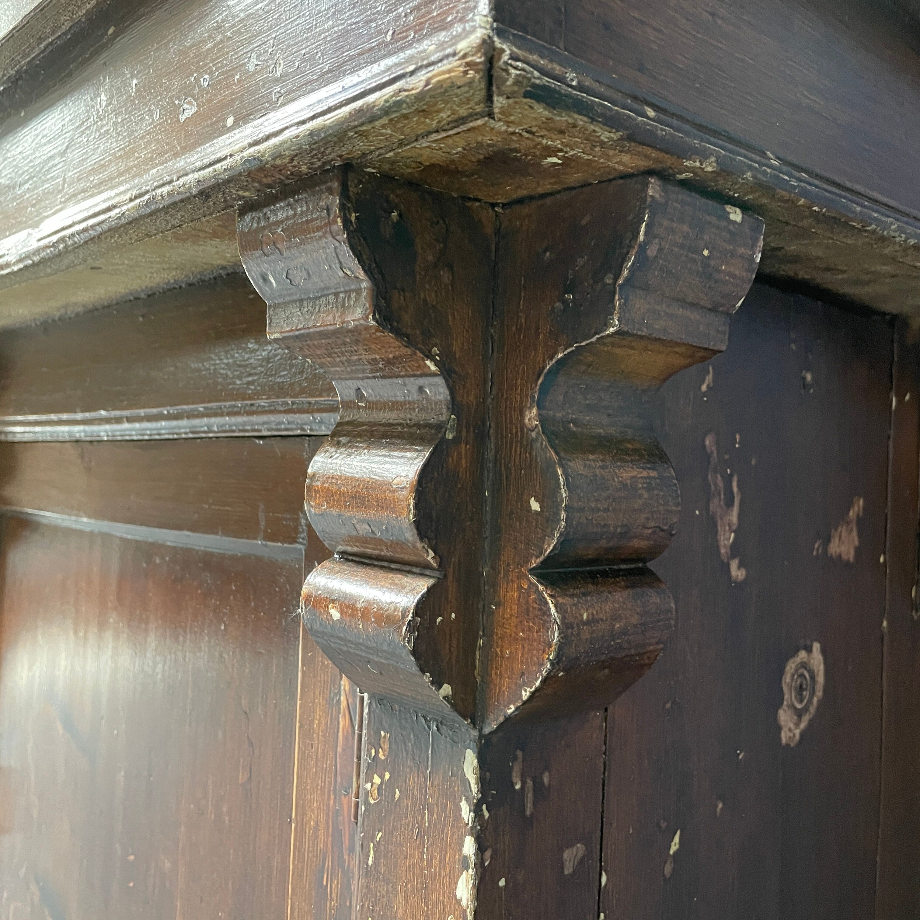 Large art deco cafe cabinet from Belgium, 1920s.