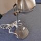 All metal eyeball lamp on stem