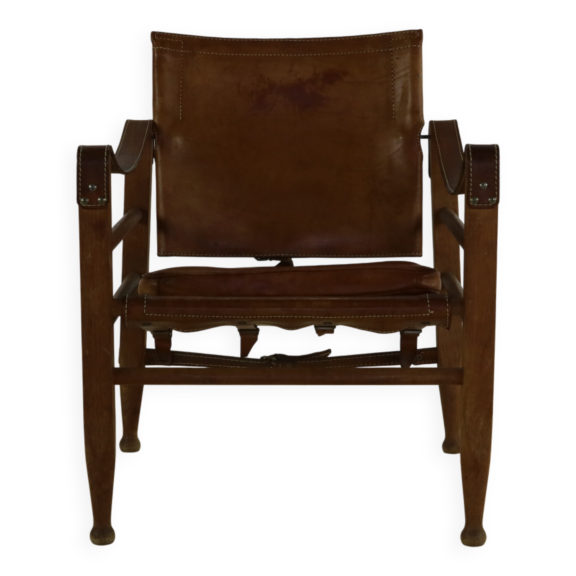 Sixties safari chair by Aage Bruun & son Denmark