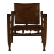 Sixties safari chair by Aage Bruun & son Denmark