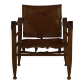 Sixties safari chair by Aage Bruun & son Denmark