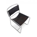 Claire Bataille Tubular Dining Chairs - Paul Ibens Model SE18 for 'T Spectrum 1970