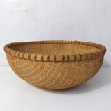 ethnic rattan and bamboo basketwork
