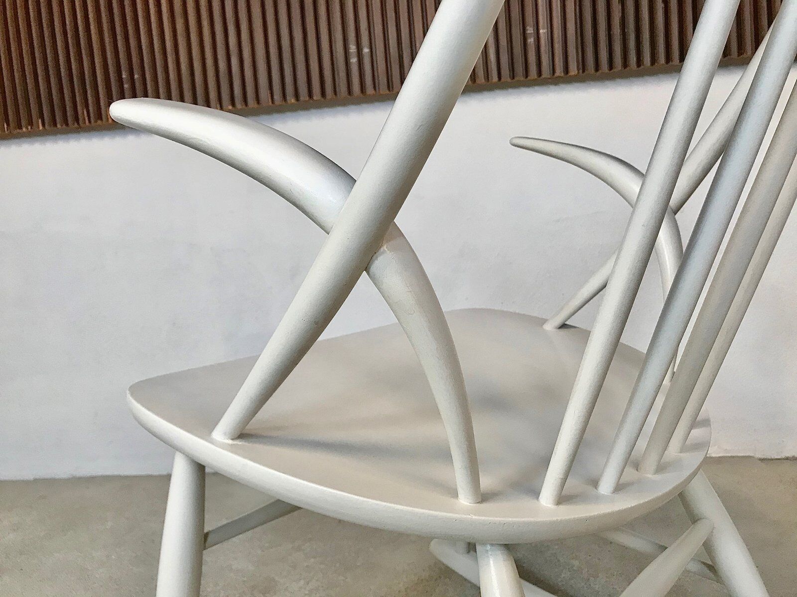 Wooden Rocking chair by Illum Wikkelsø for Niels Eilersen, Denmark 1950s