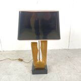 Lampe de table vintage en laiton, 1970