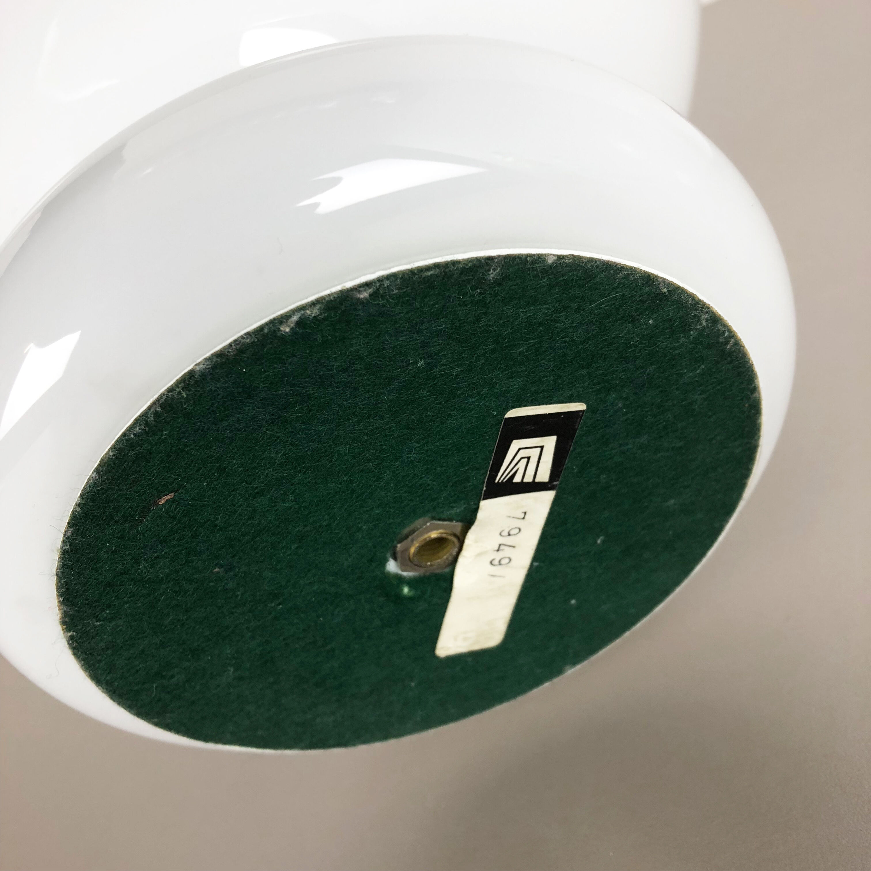 Set of 2 original glass bubble table light by Cosack Lights, Germany, 1970s