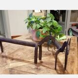 Pair of fireplace chenets