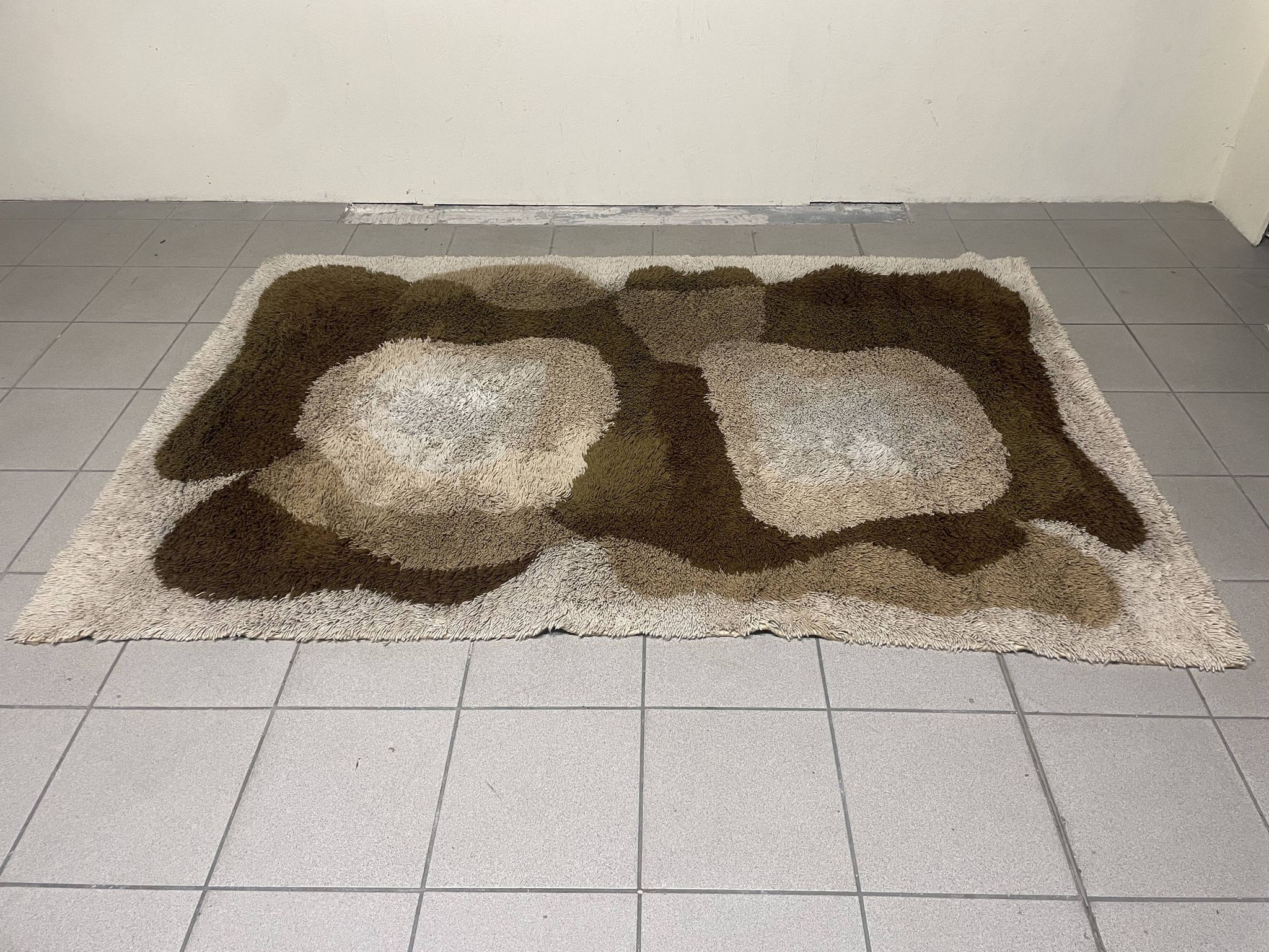 Large High-Pile Wool Rug, produced by Desso, 1970s