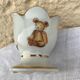 Limoges porcelain teddy bear egg cup
