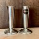 Paire de vases inox 1970 Alessi