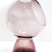 Old Rose Murano Glass Vase with a Hole, Italy