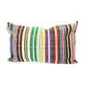 Multicolor striped cushion and wax