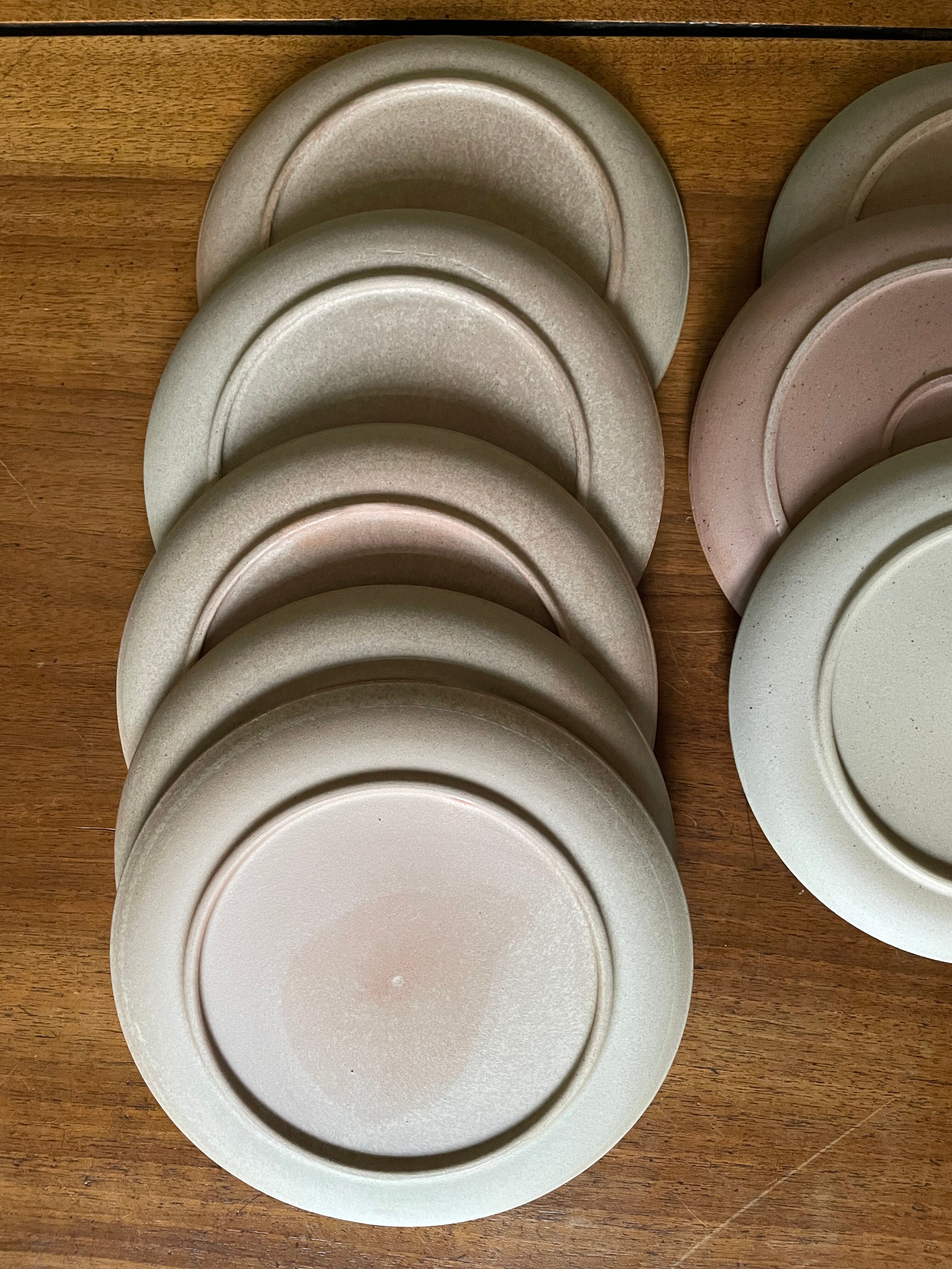 Dessert plates in Marais Sandstone