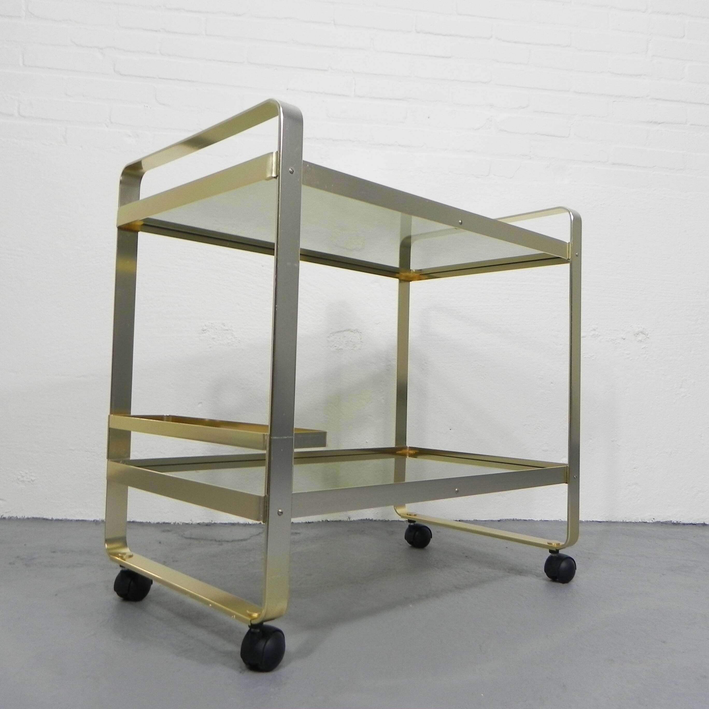 Vintage space age drinks bar cart trolley by Av Handwerk