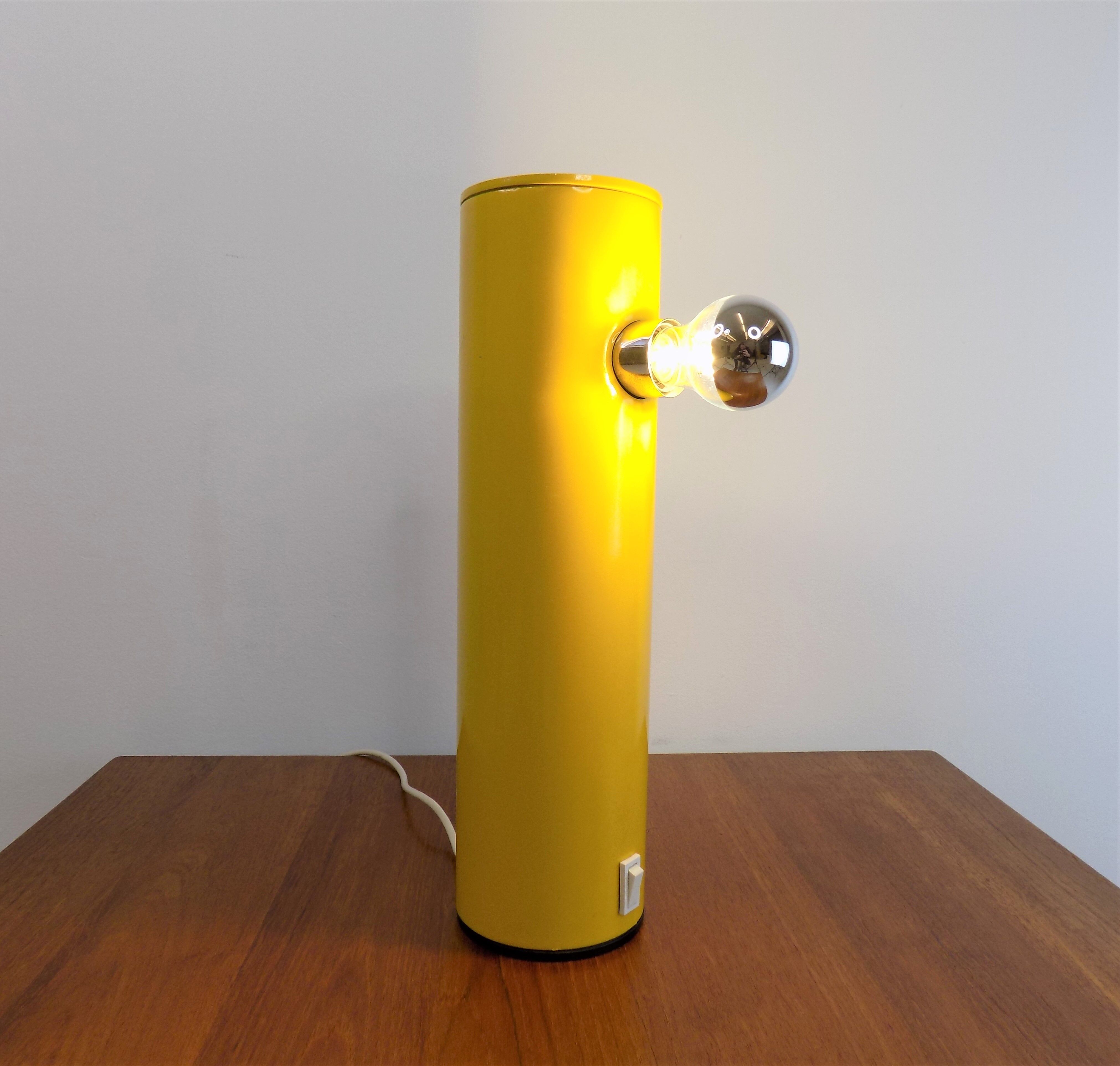 Hillebrand table lamp Cylinder 70s