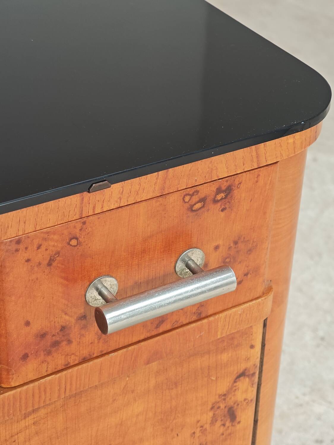 Art Deco bedside table by Jindrich Halabala for Up Zavody