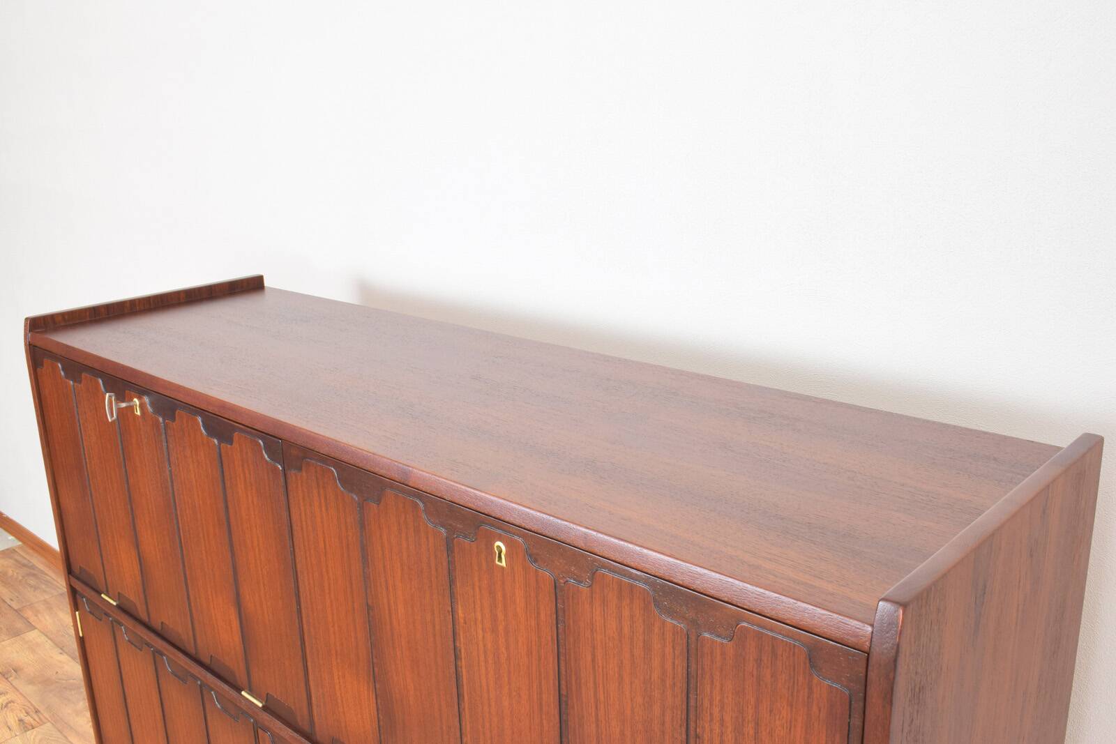 Mid-Century Norwegian Teak Highboard, 1960s.