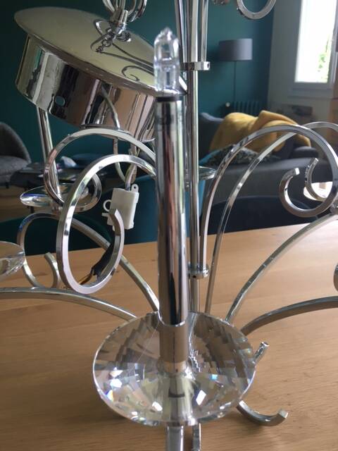 Metal chandelier