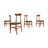 Set of 4 Chairs Drevotex Emerald Green