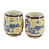 Set of 2 Chinese ceramic mug