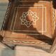 Eastern wooden and mother-of-pearl seat