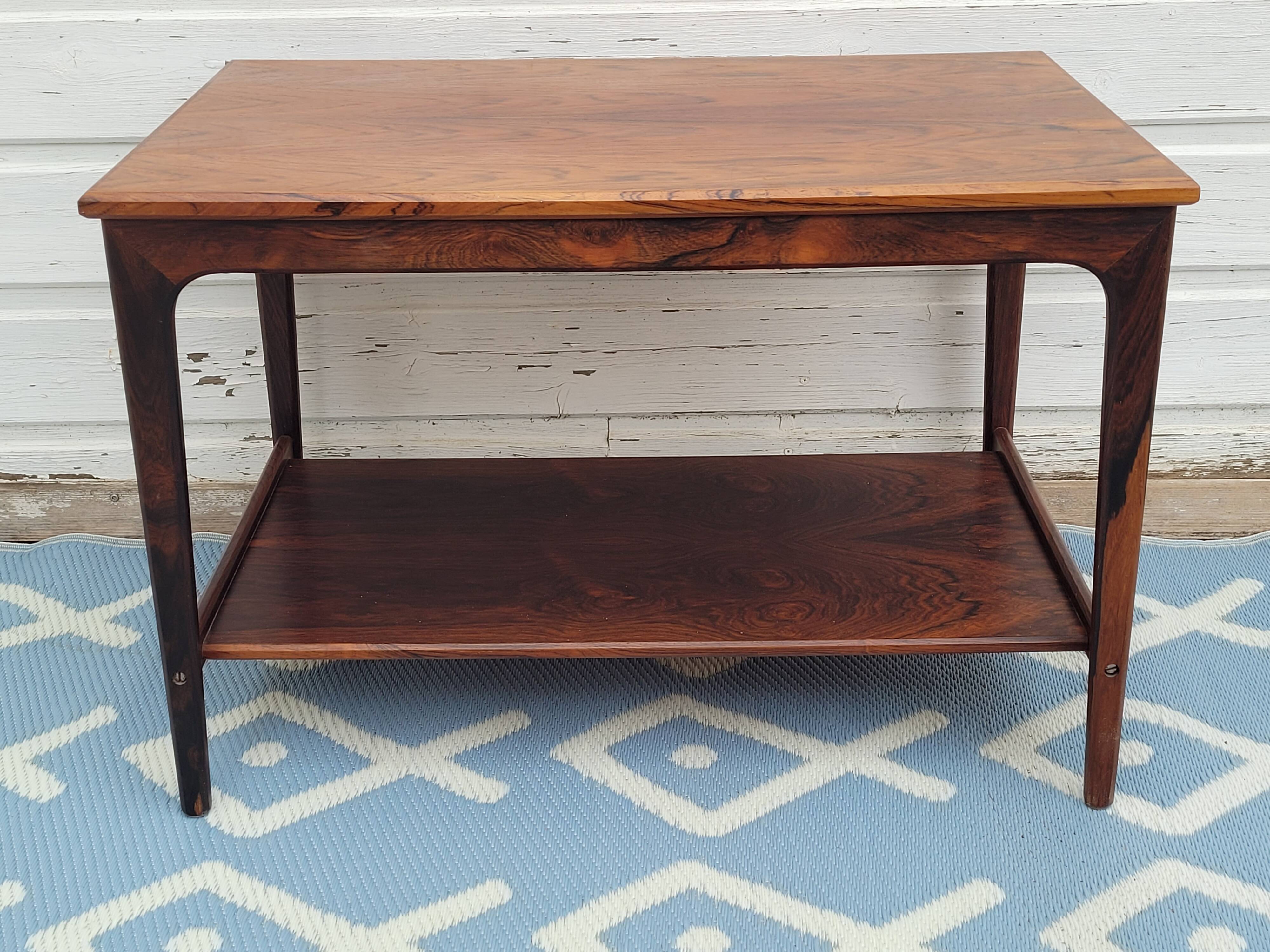 Table basse danoise en palissandre 1960 " danish furniture makers "