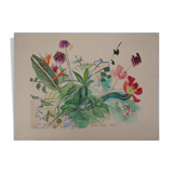 Raoul DUFY: Little wild flowers, Signed lithograph