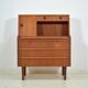 Danish sekretary teak 1960s vintage Scandinavian mid century