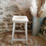 Weathered workshop stool