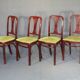 Set of 4 Art Deco chairs by Thonet, No. A78, circa 1930