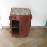 Bedside table - occasional furniture - Art Deco - 1 door - 1930s