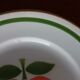 6 vintage apple plates