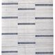 315x210 cm cream Blue kilim carpet, wool hand made blue kilim rug.