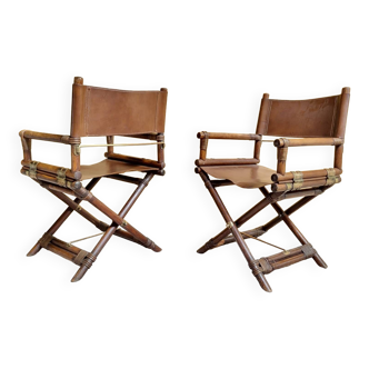 Pair of folding chairs