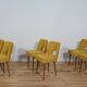 Polish Shell Chairs from Bydgoszcz Furniture Factory, 1960s, Set of 6