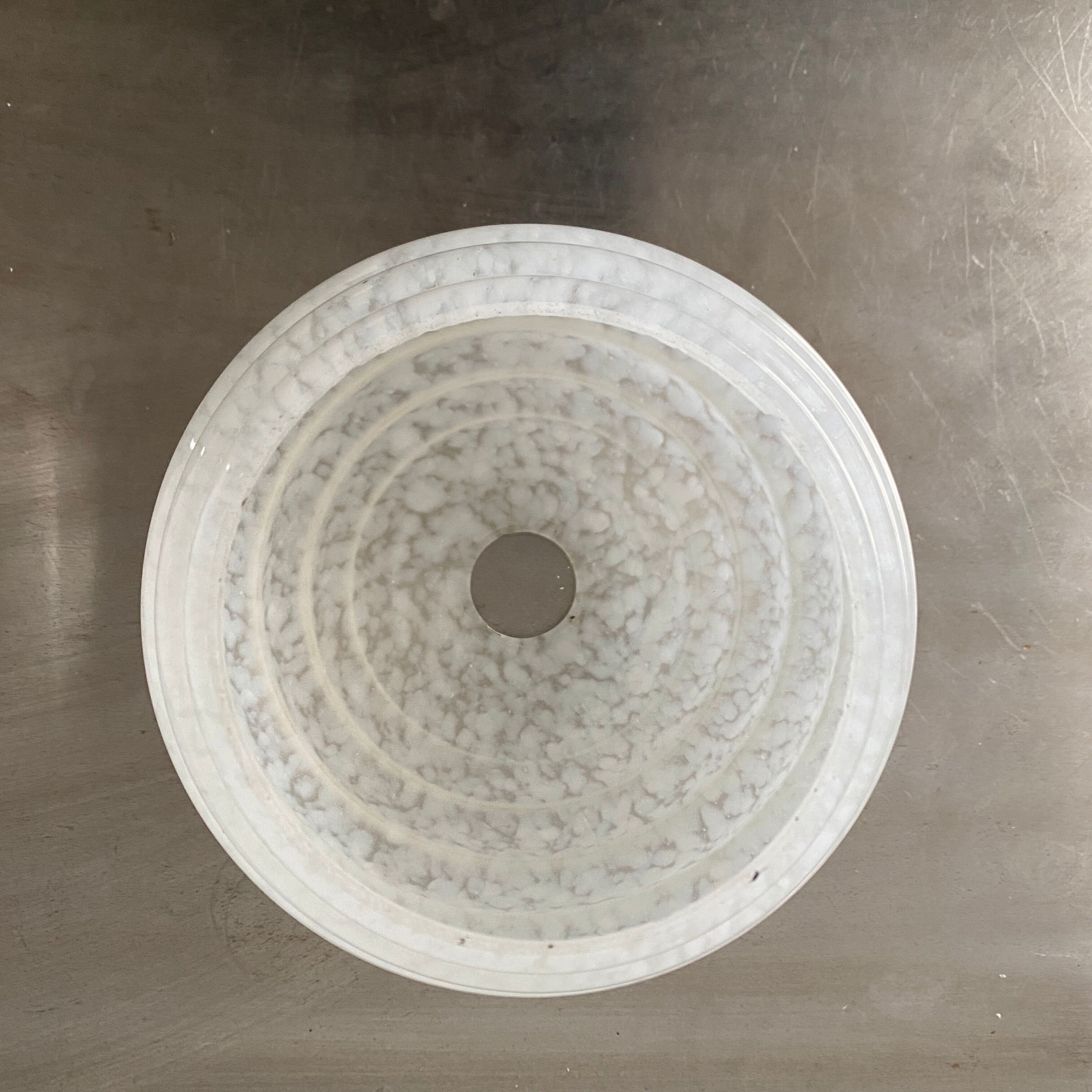 Lot 2 old vintage clichy glass sconces