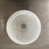 Lot 2 old vintage clichy glass sconces