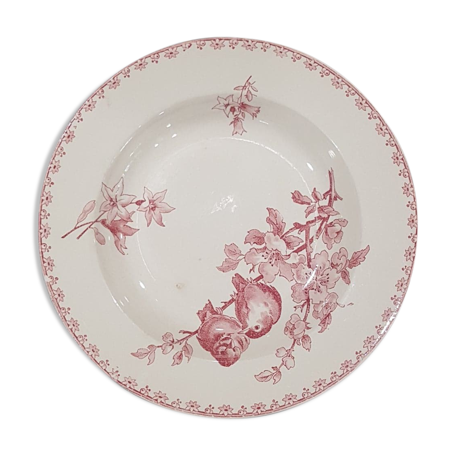 Plate Sarreguemines model Favorite