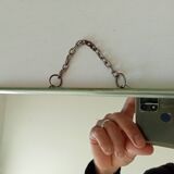 Vintage barber mirror from the 1950s